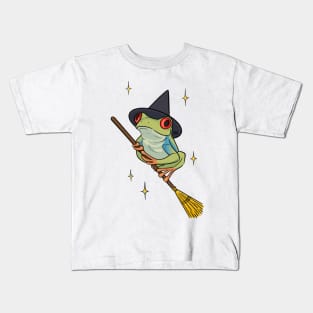 Frog Witch Kids T-Shirt